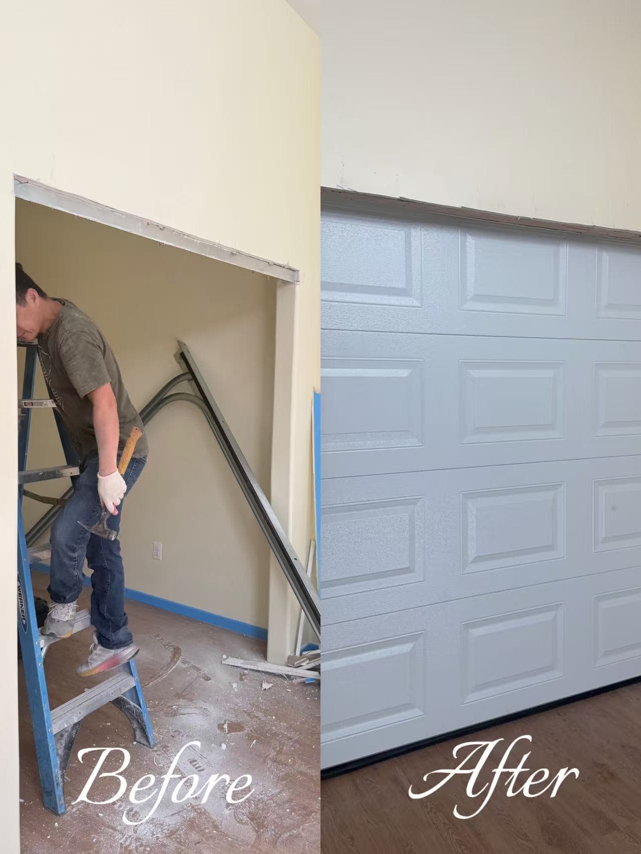 Custom Interior Garage Opening
